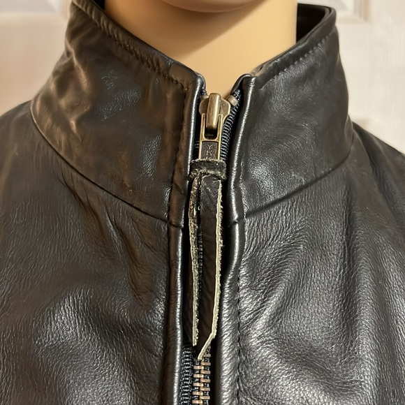 Leather Motorcycle Jacket - Picture 5 of 8
